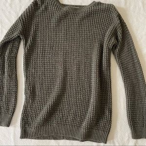 Plain Gray Oversized Sweater